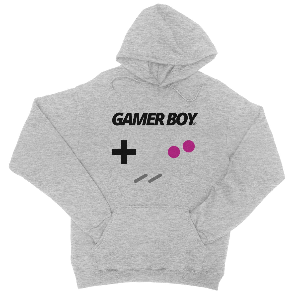 Gamer Boy Hoodie - Heather Grey - Funny Hoodie