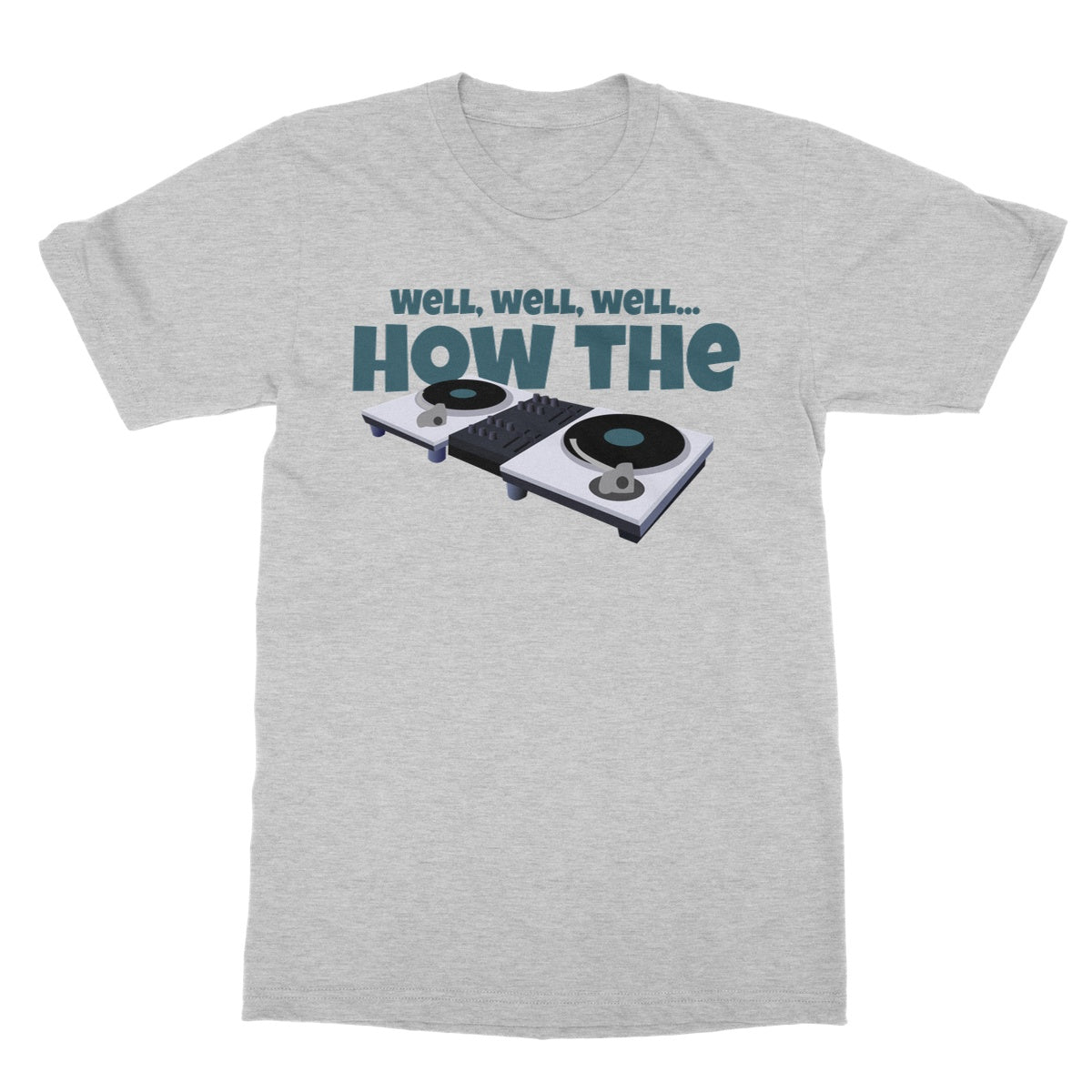 How The Turntables T-Shirt - Sport Grey - Funny T-Shirt