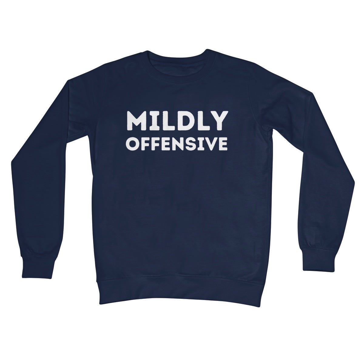 Mildly Offensive Jumper - Oxford Navy - Funny Jumper