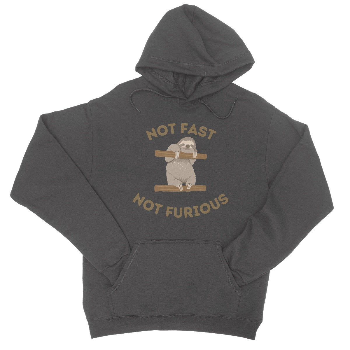 Not Fast, Not Furious Hoodie - Charcoal - Funny Hoodie