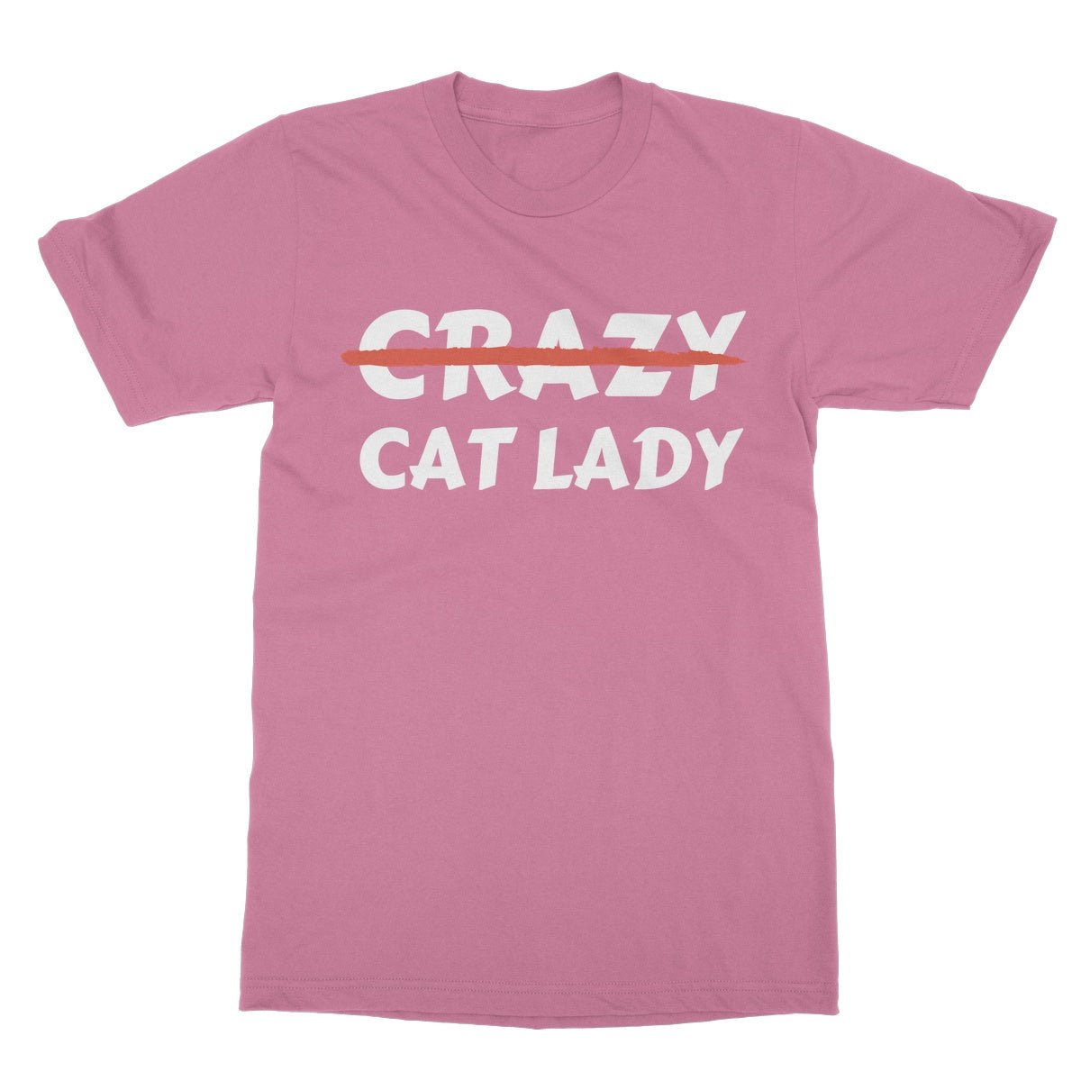 Crazy Cat Lady T-Shirt - Azalea - Funny T-Shirt