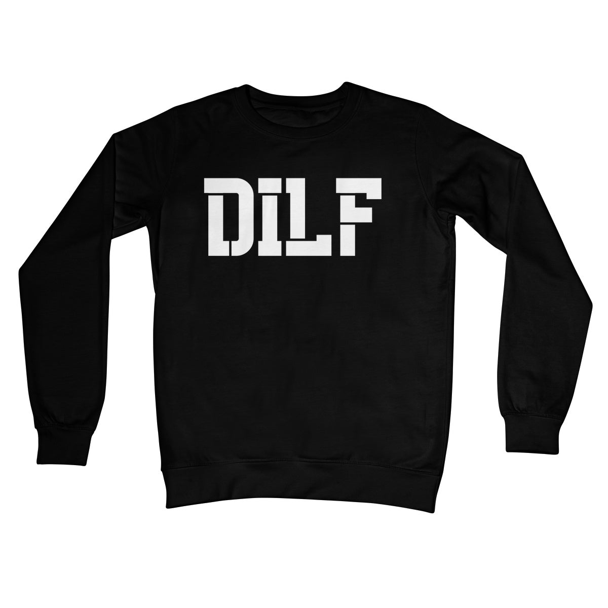 Dilf Jumper - Jet Black - Funny Jumper