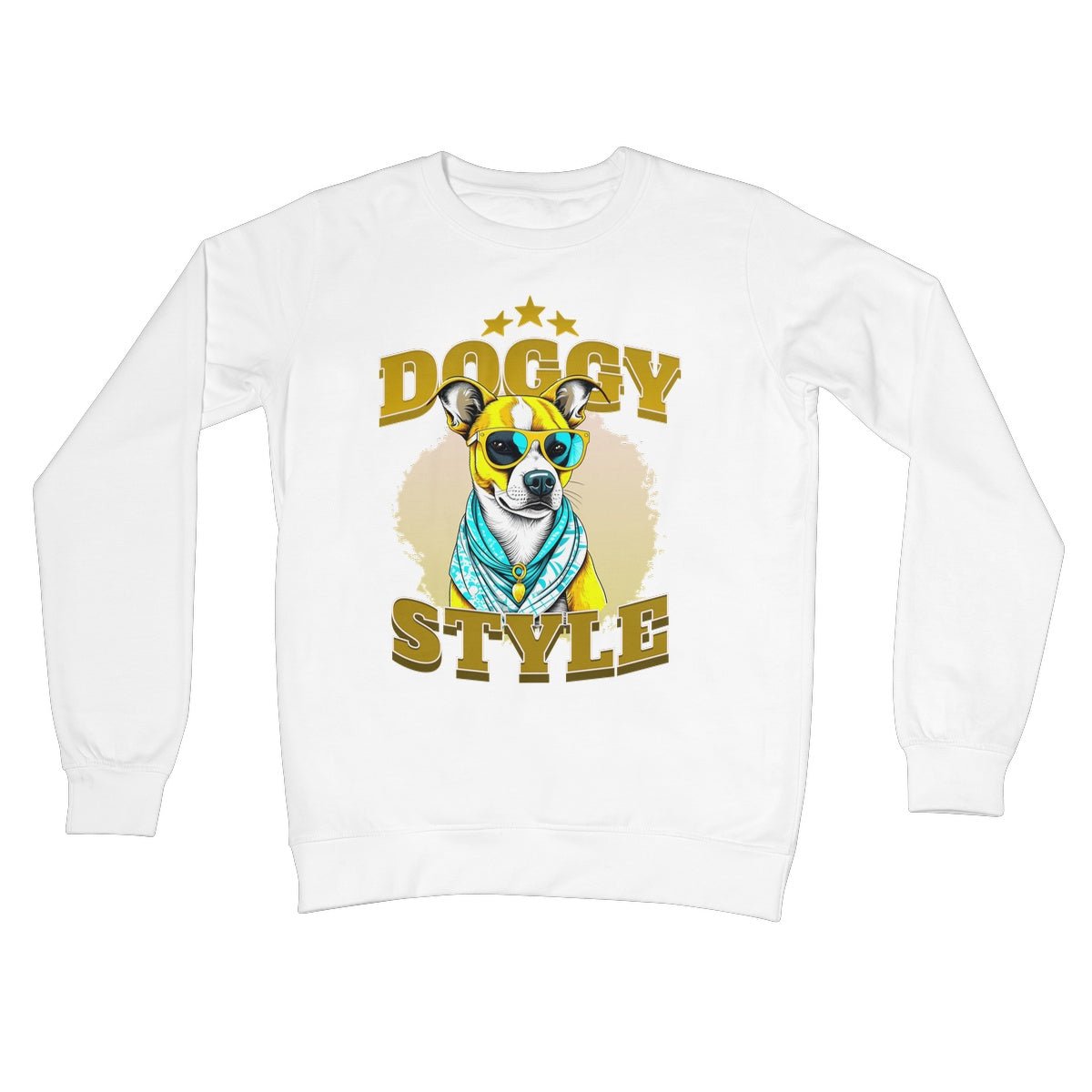 Doggy Style Jumper - Arctic White - Funny Jumper
