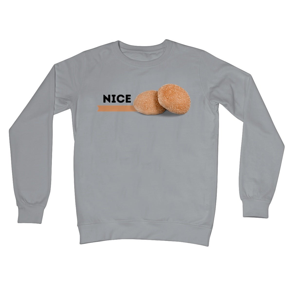 Nice Buns Jumper - Steel Grey - Funny Jumper