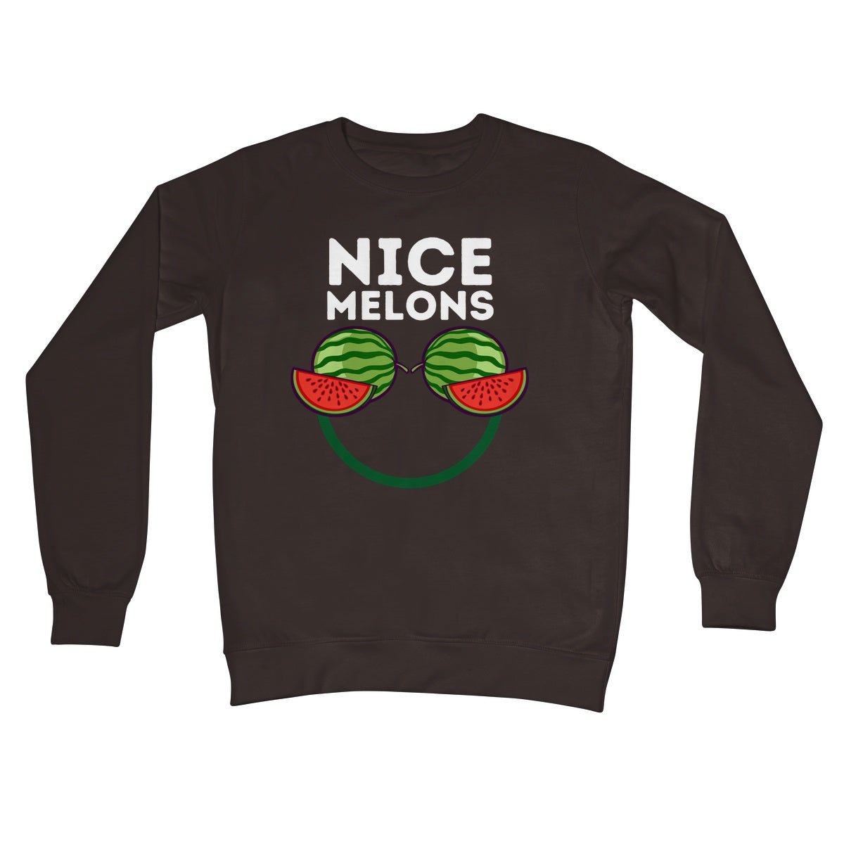 Nice Melons Jumper - Hot Chocolate - Funny Jumper