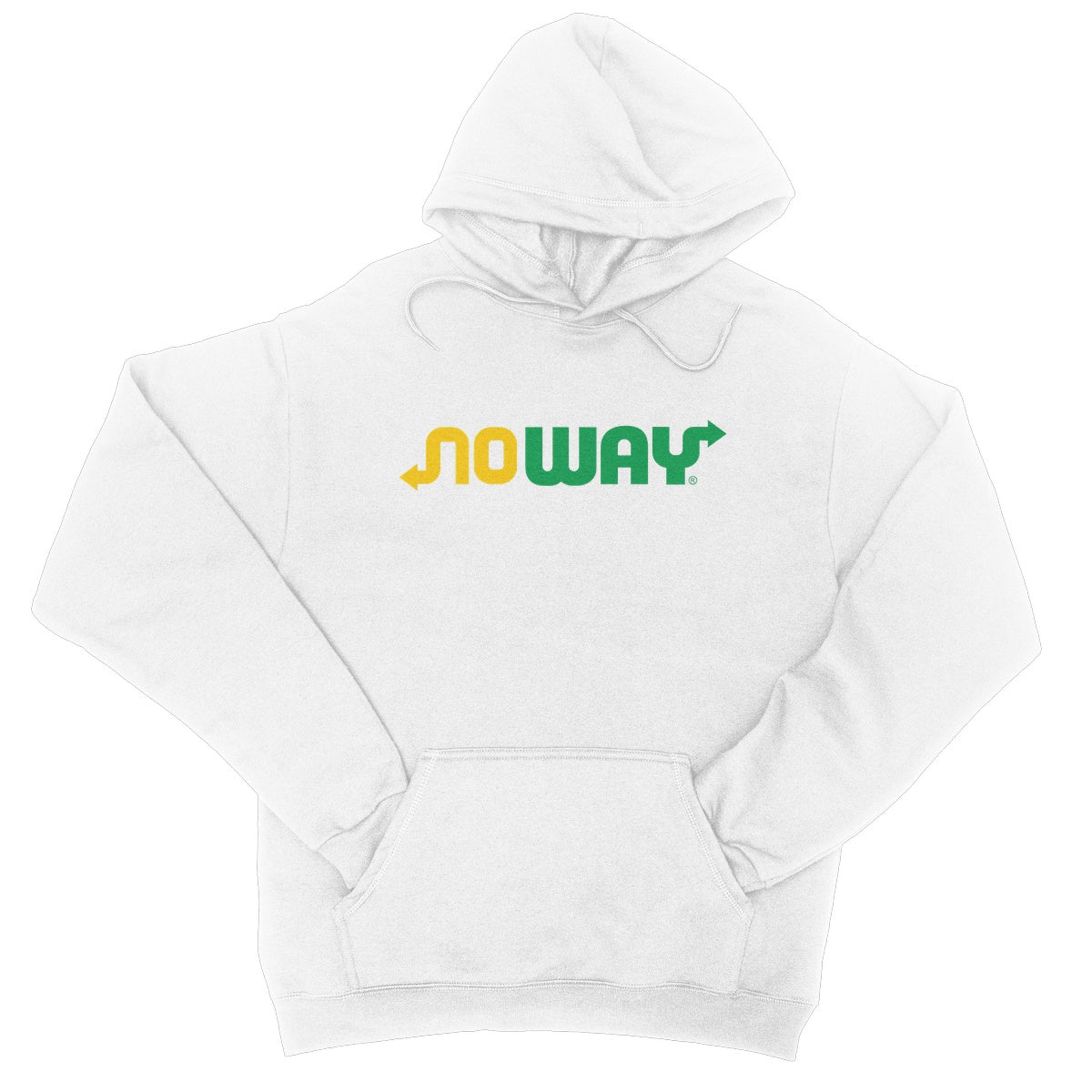 noway hoodie white