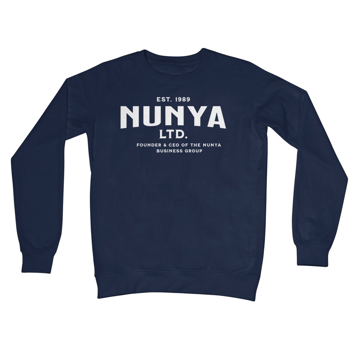 Nunya Business Jumper - Oxford Navy - Funny Jumper