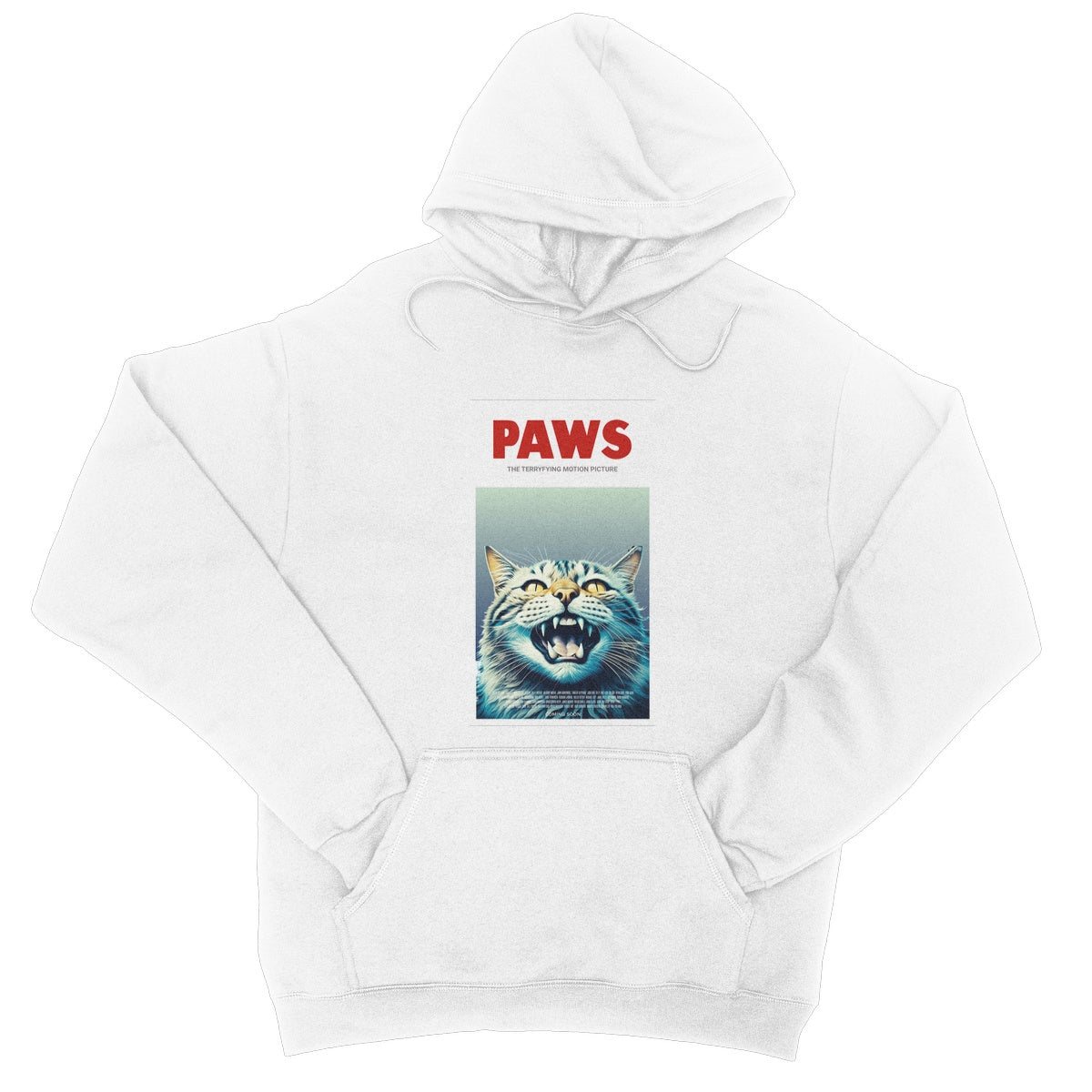 paws hoodie white