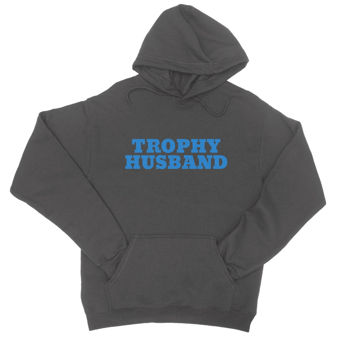 Trophy Husband Hoodie - Charcoal - Funny Hoodie
