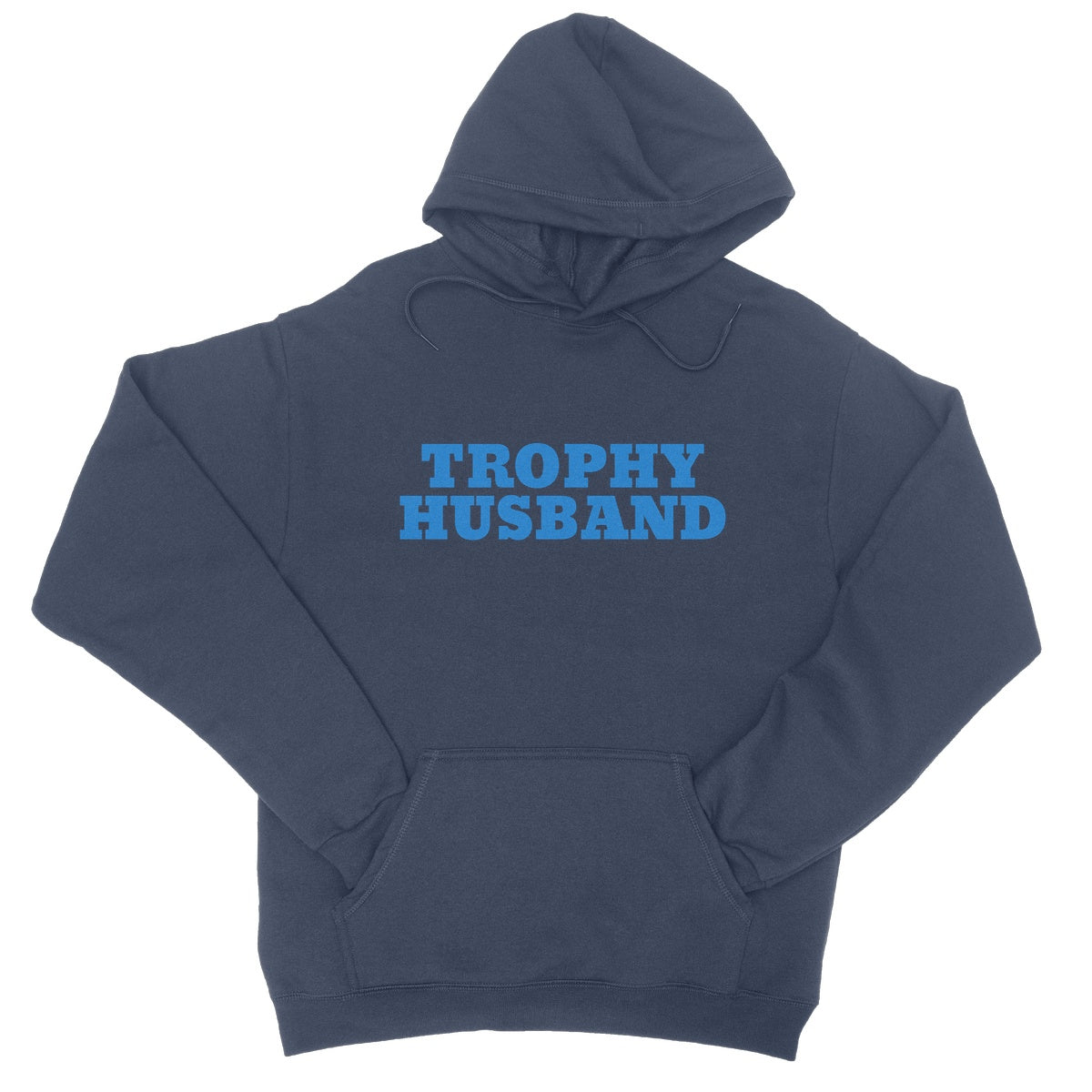Trophy Husband Hoodie - Oxford Navy - Funny Hoodie