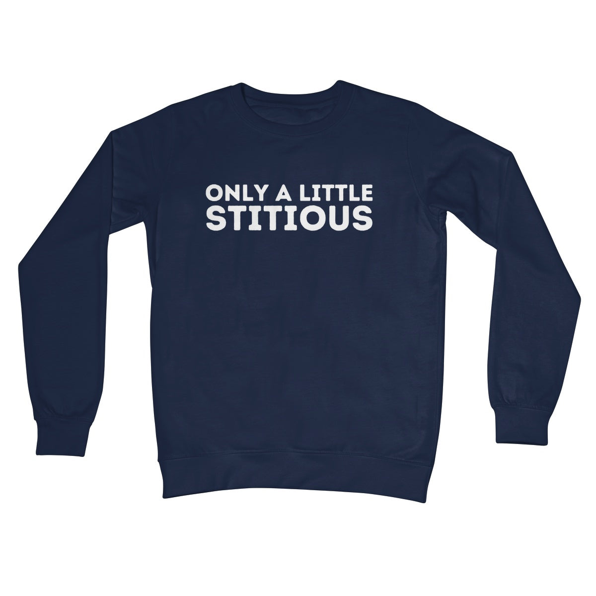 Only a little stitious jumper navy