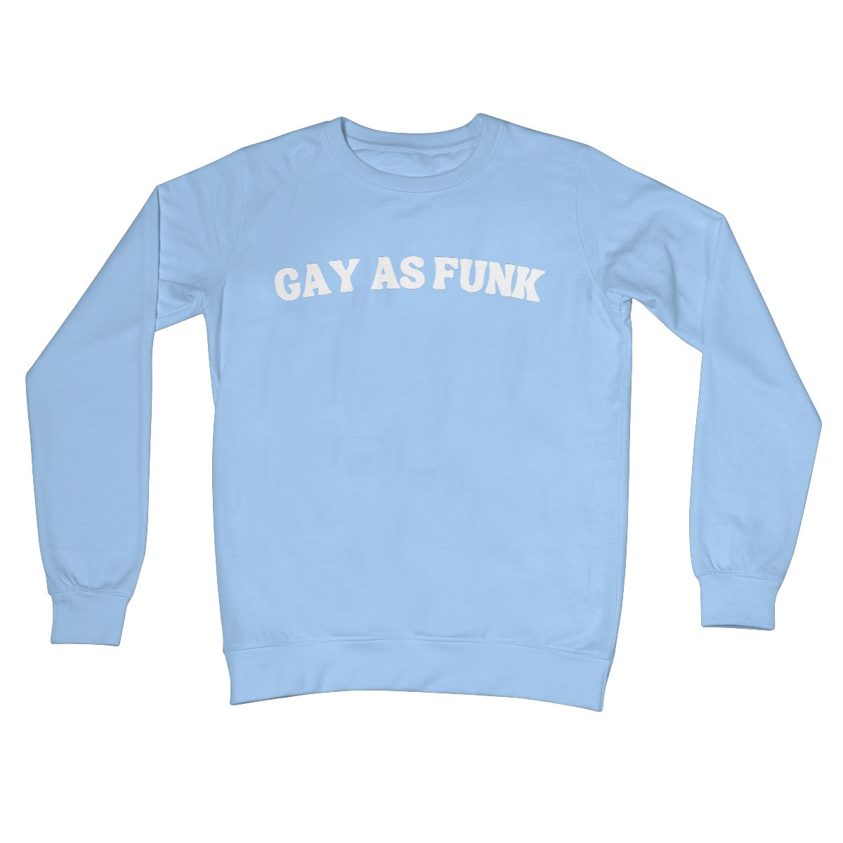 gay as funk jumper blue