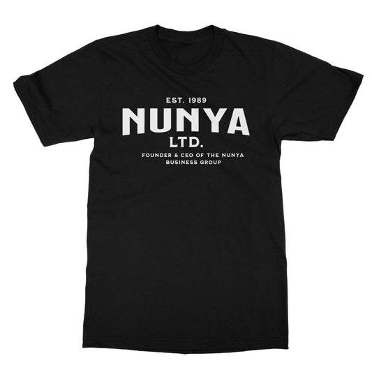 nunya business t shirt black