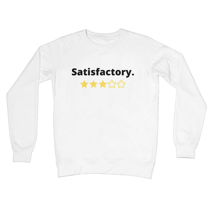 satisfactory jumper white