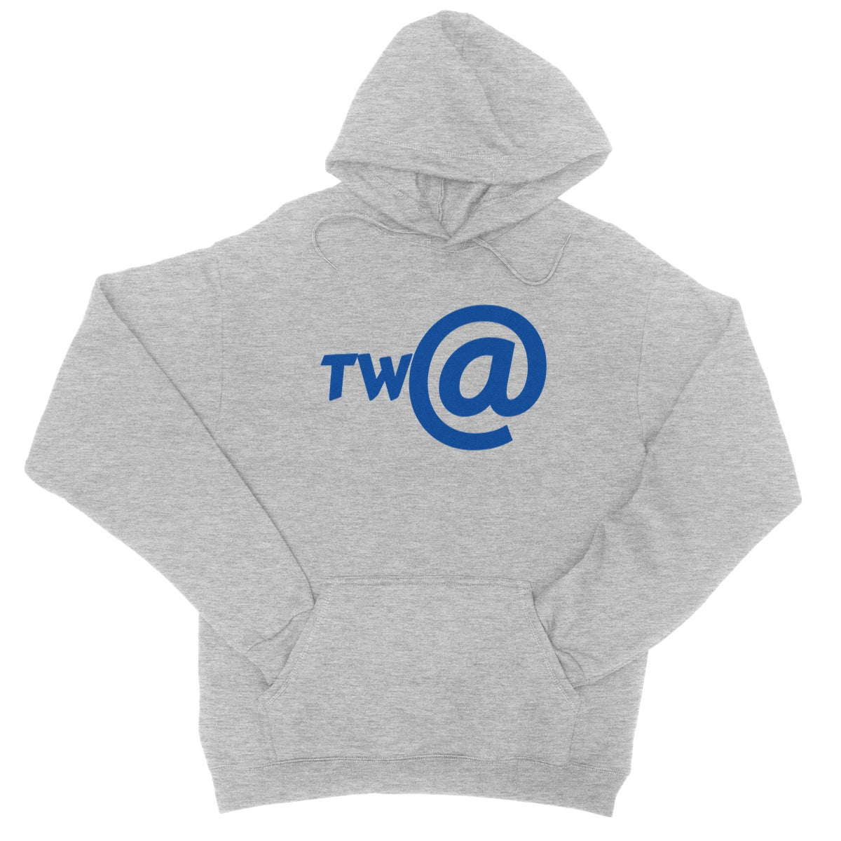 twat hoodie light grey