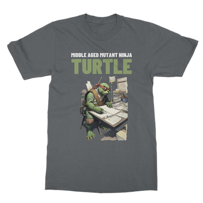 middle aged mutant ninja turtle t shirt white