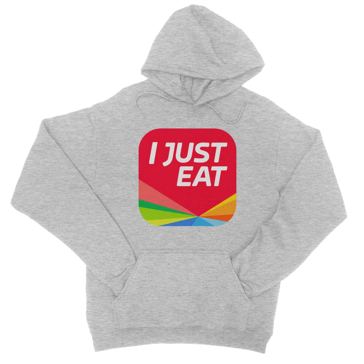 I just eat t hoodie grey