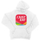 I just eat t hoodie white