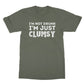 I'm not drunk I'm just clumsy t shirt green