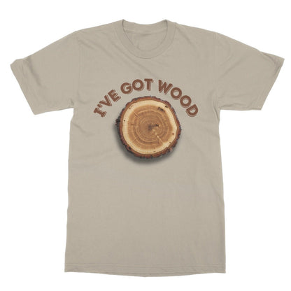 I've got wood t shirt beige
