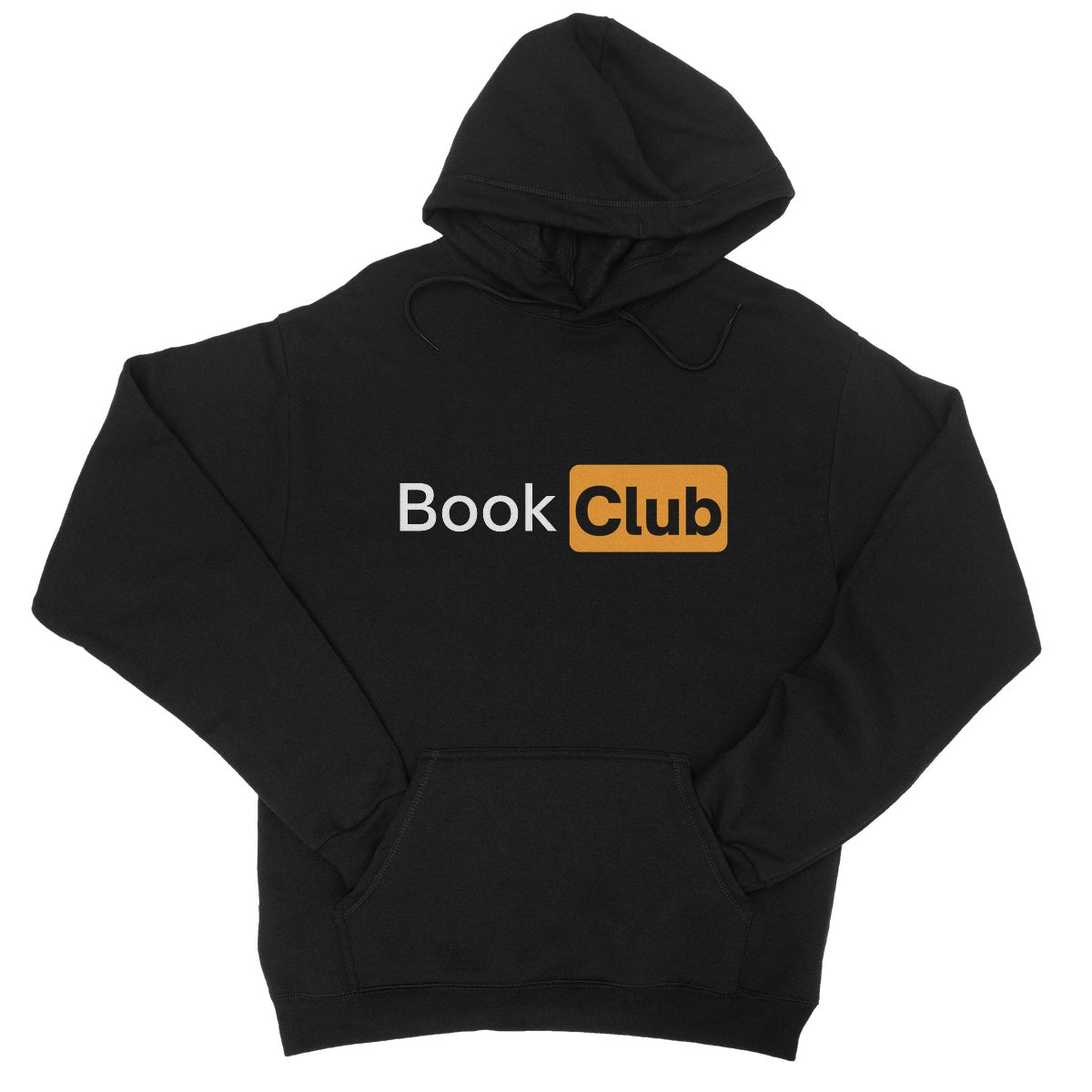 book club hoodie black