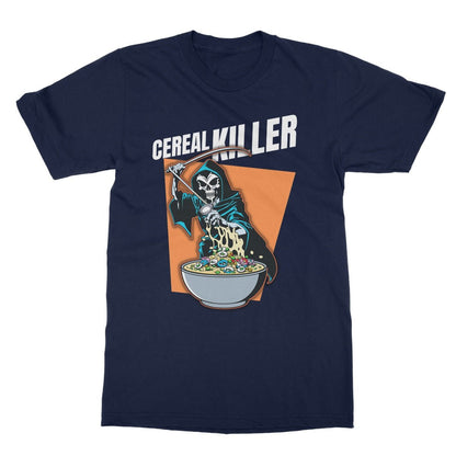 Cereal Killer T-Shirt - Navy - Funny T-Shirt