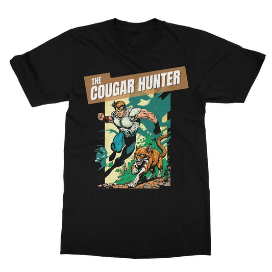 cougar hunter t shirt light black