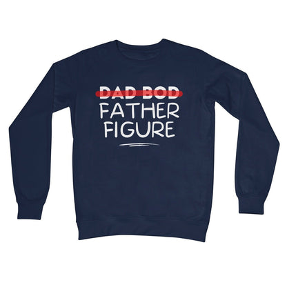 Dad Bod Father Figure Jumper - Oxford Navy - Funny Jumper