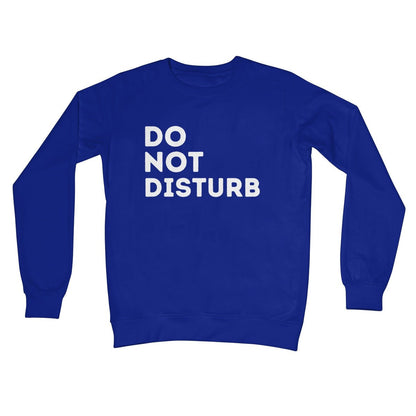Do Not Disturb Jumper - Royal - Funny Jumper