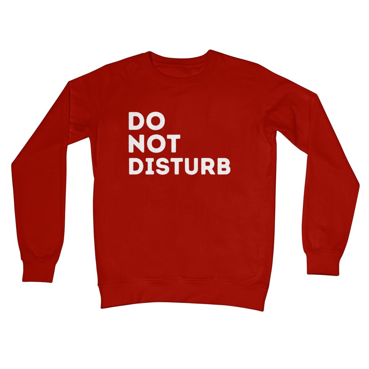 Do Not Disturb Jumper - Fire Red - Funny Jumper