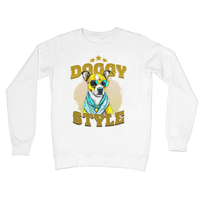 Doggy Style Jumper - Arctic White - Funny Jumper