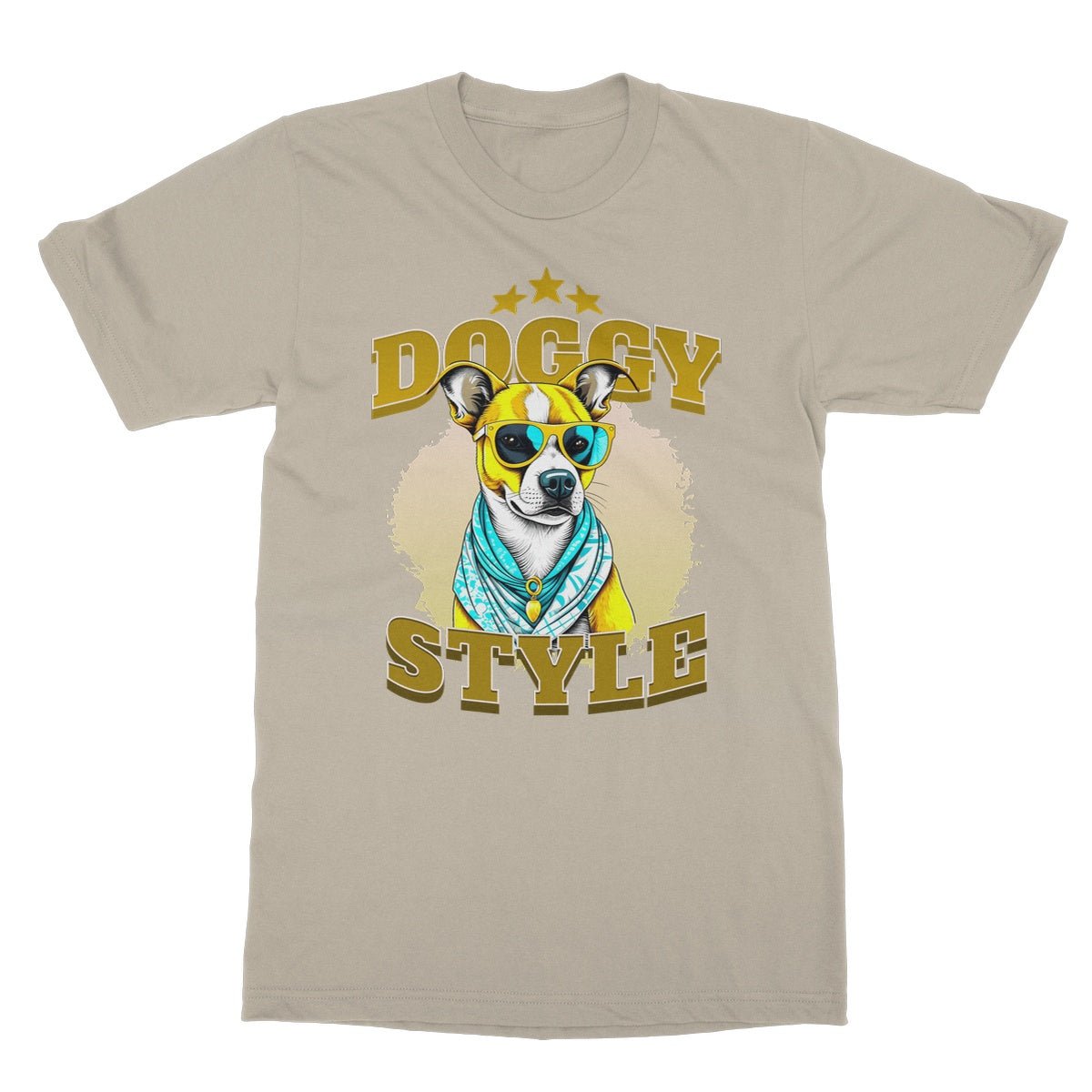 Doggy Style T-Shirt - Sand - Funny T-Shirt