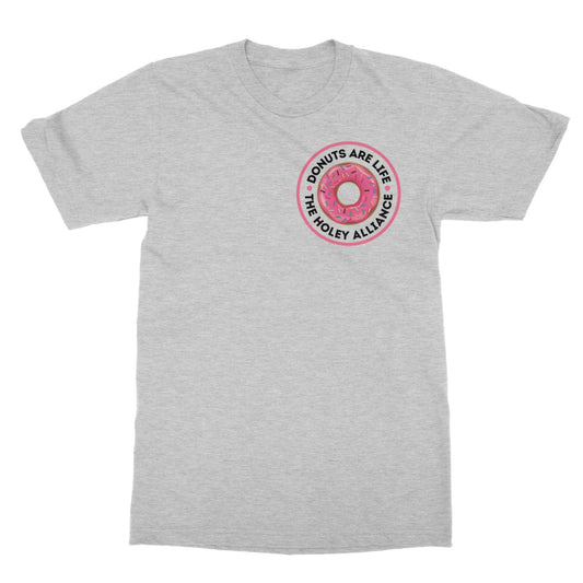 donuts are life t shirt grey