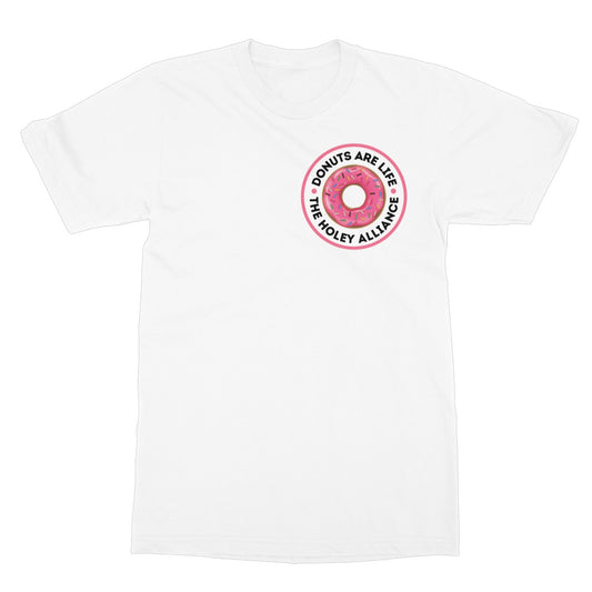 donuts are life t shirt white