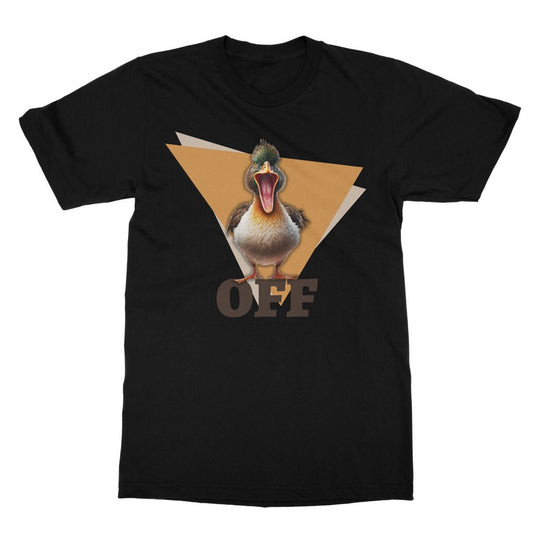 duck off t shirt black