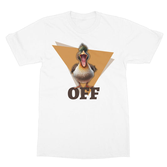 duck off t shirt white