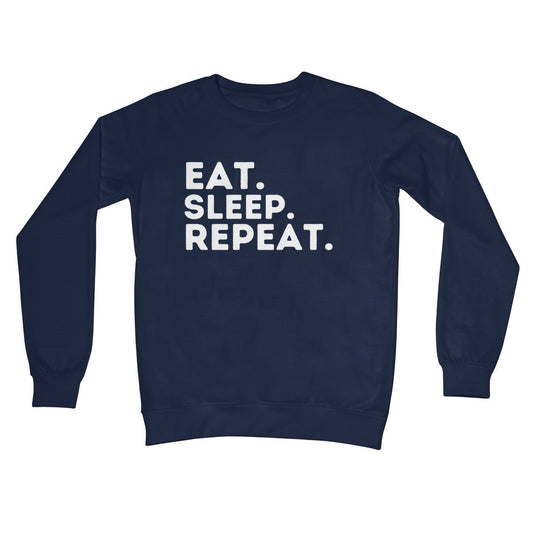 eat sleep repeat jumper navy