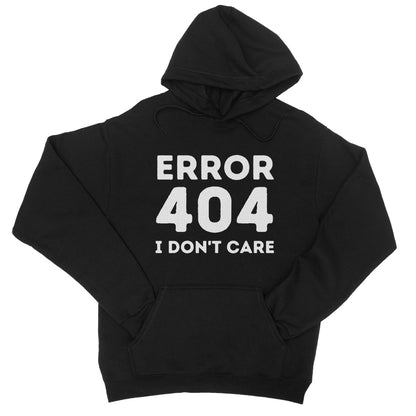 error 404 hoodie black
