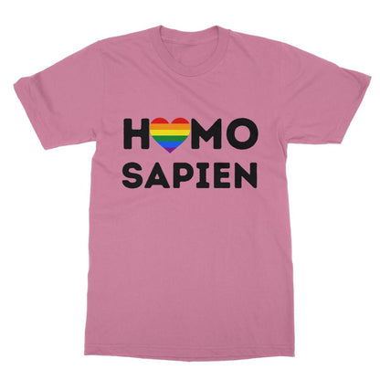 Homo Sapien T-Shirt - Azalea - Funny T-Shirt