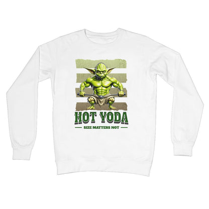 Hot Yoda Jumper - Arctic White - Funny Jumper