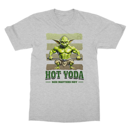hot yoda t shirt sports grey