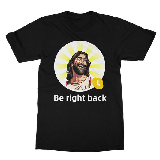 jesus brb t shirt black