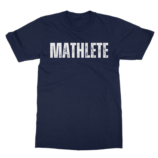 mathlete t shirt navy
