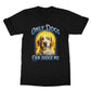 only dogs can judge me t shirt black