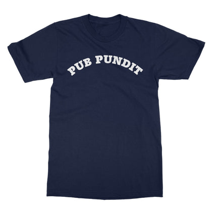 Pub Pundit T-Shirt - Navy - Funny T-Shirt