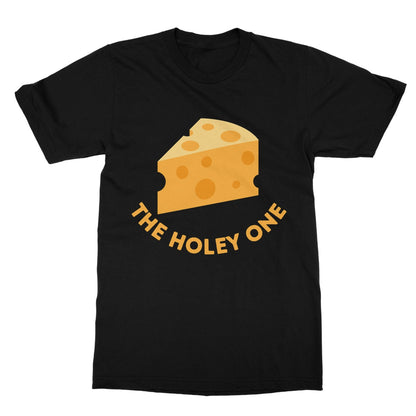 the holey cheese t shirt black