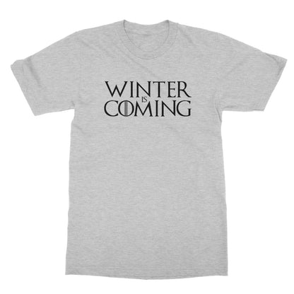 Winter Is Coming T-Shirt - Sport Grey - Funny T-Shirt